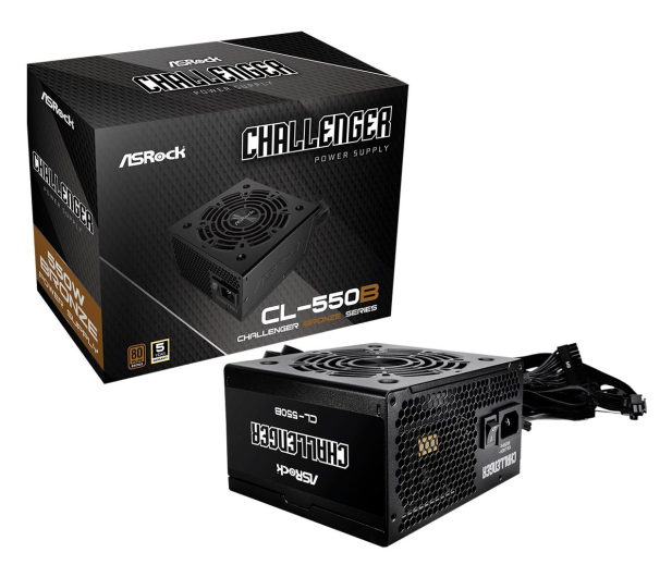 ASROCK Challenger 550W 80 Plus Bronze - 1318565 - zdjęcie